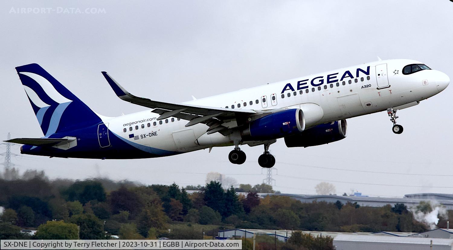 SX-DNE, 2016 Airbus A320-232 C/N 7014, At Birmingham