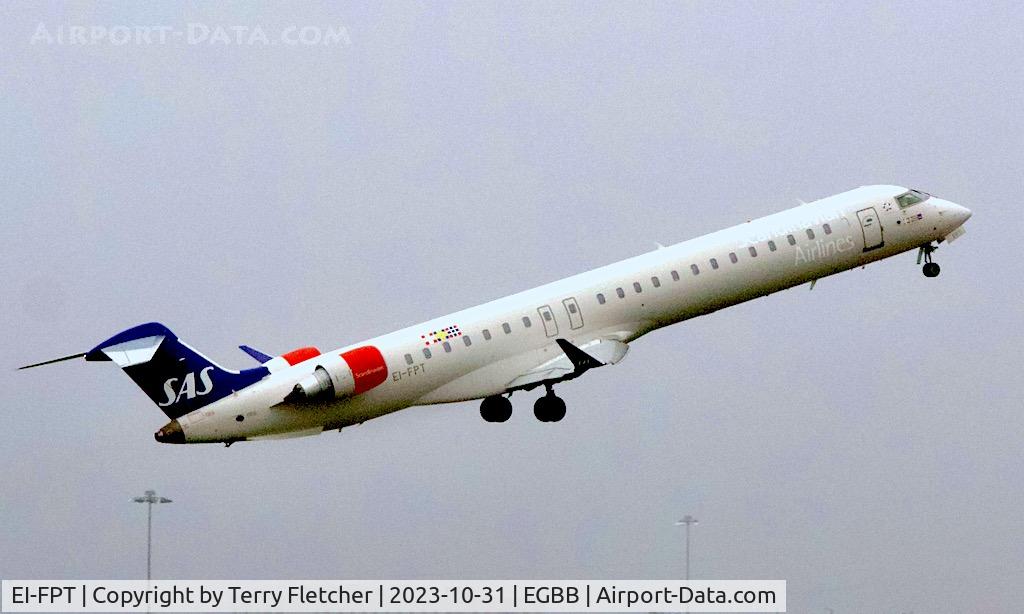 EI-FPT, 2017 Bombardier CRJ-900LR (CL-600-2D24) C/N 15438, At Birmingham