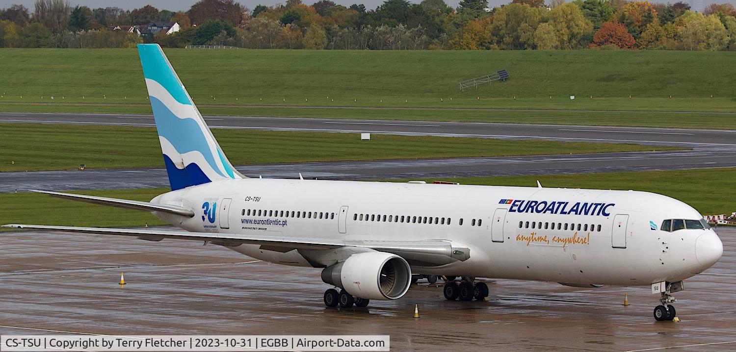 CS-TSU, 2002 Boeing 767-34P/ER C/N 33048, At Birmingham