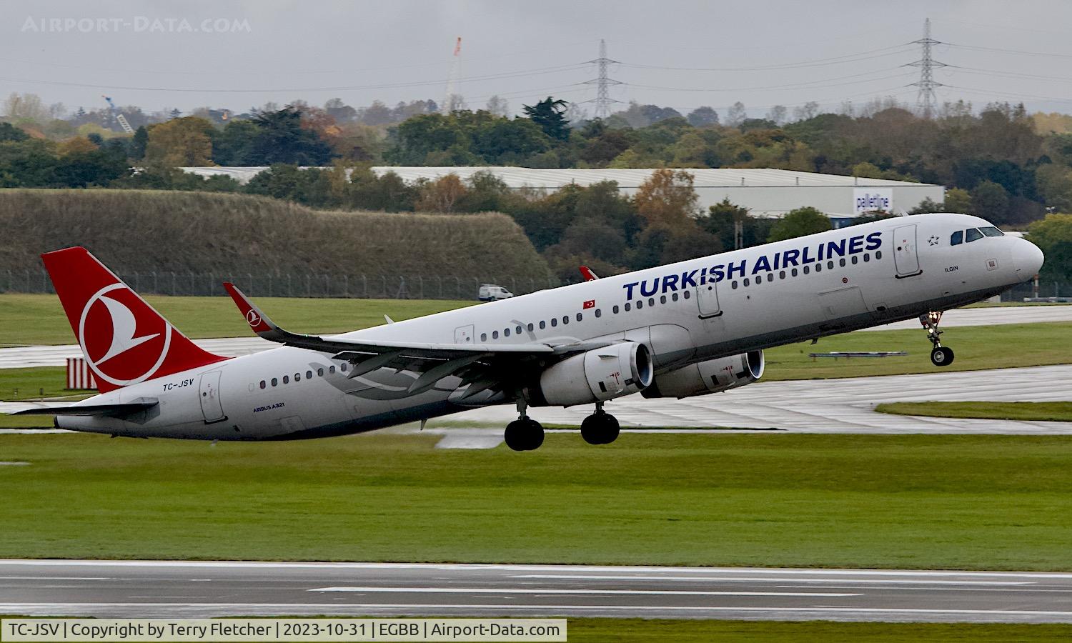 TC-JSV, 2015 Airbus A321-231 C/N 6751, At Birmingham
