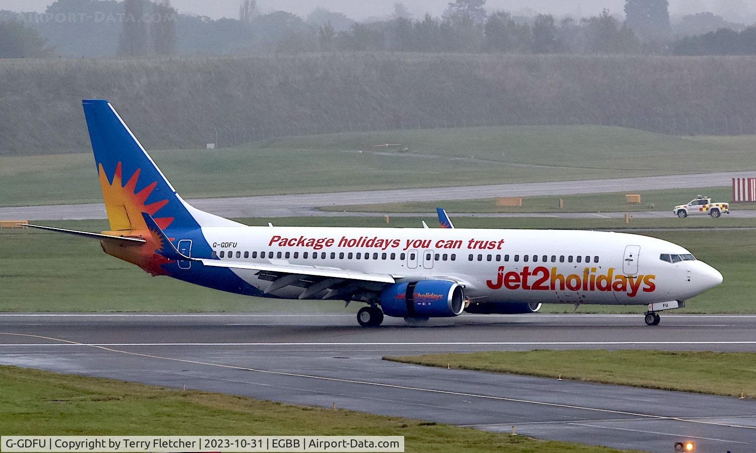 G-GDFU, 2001 Boeing 737-8K5 C/N 30416, At Birmingham