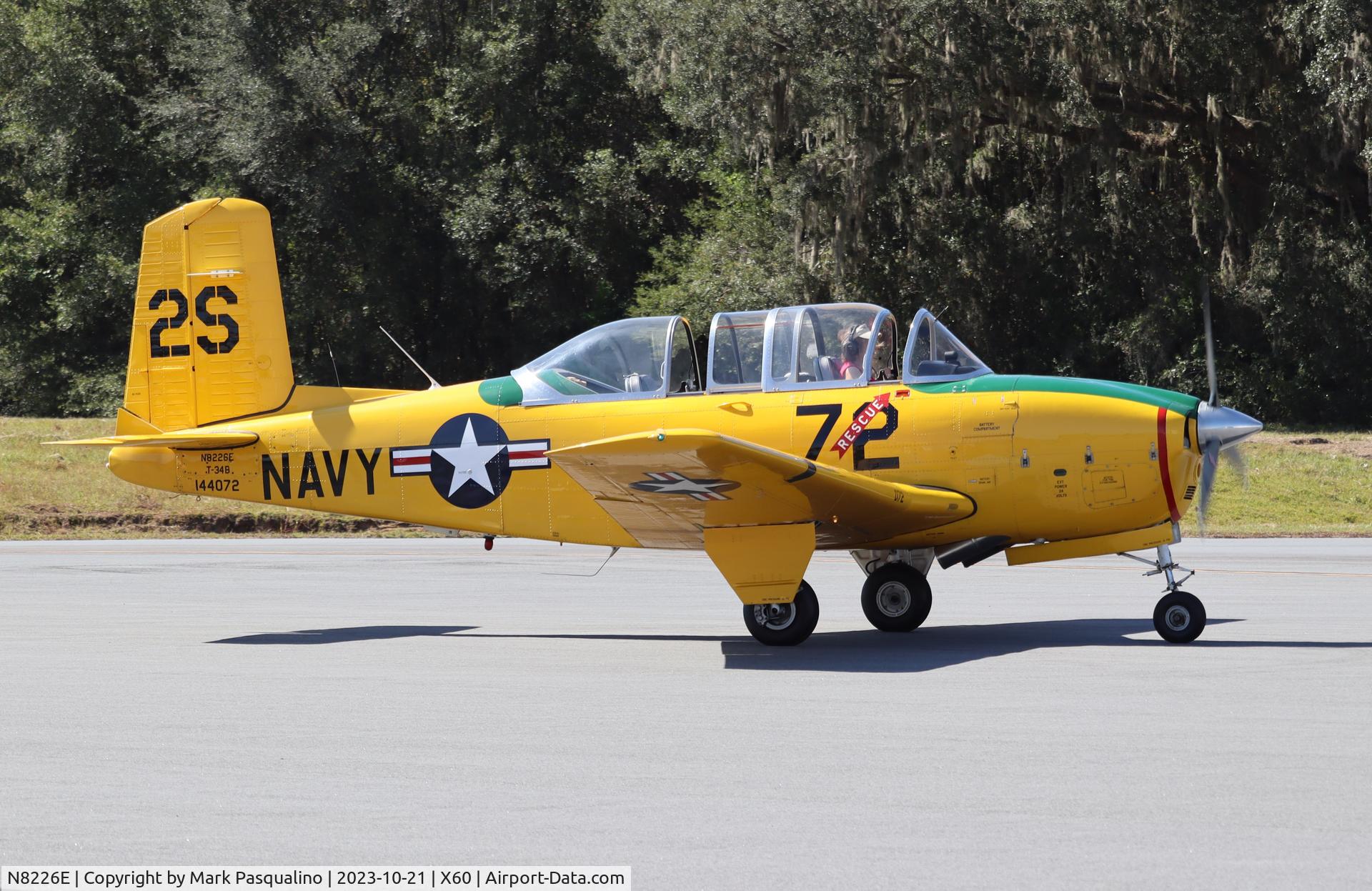 N8226E, 1957 Beech D-45 Mentor C/N BG-379, Beech T-34B