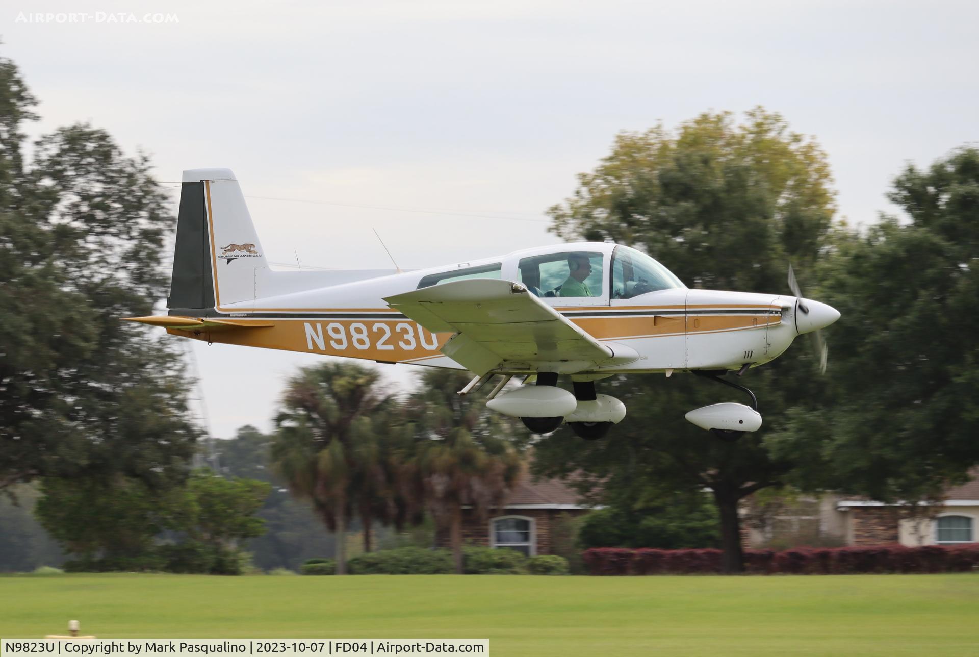 N9823U, 1976 Grumman American AA-5A Cheetah C/N AA5A0223, Grumman American AA-5A