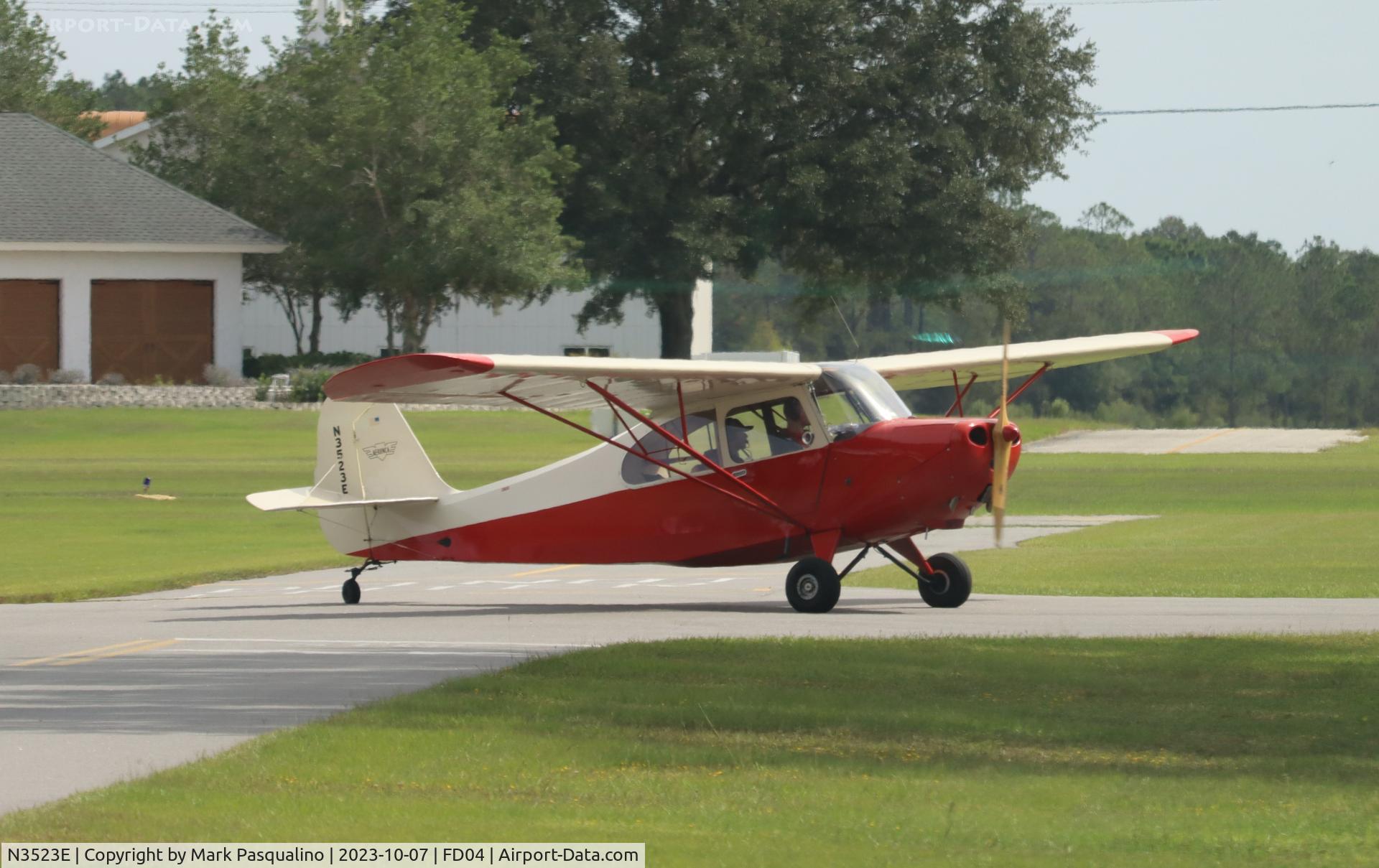 N3523E, 1947 Aeronca 7AC Champion C/N 7AC-6888, Aeronca 7AC