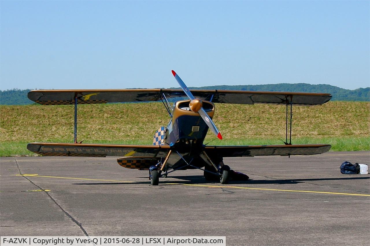 F-AZVK, 1935 Bucker Bu-131 Jungmann C/N 27, Bücker Bu 131B Jungmann, Flight line, Luxeuil-St Sauveur Air Base 116 (LFSX)