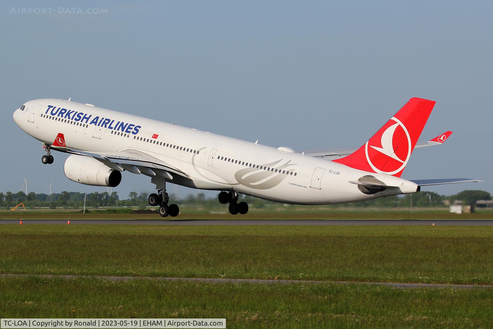 TC-LOA, 2013 Airbus A330-343E C/N 1483, at spl