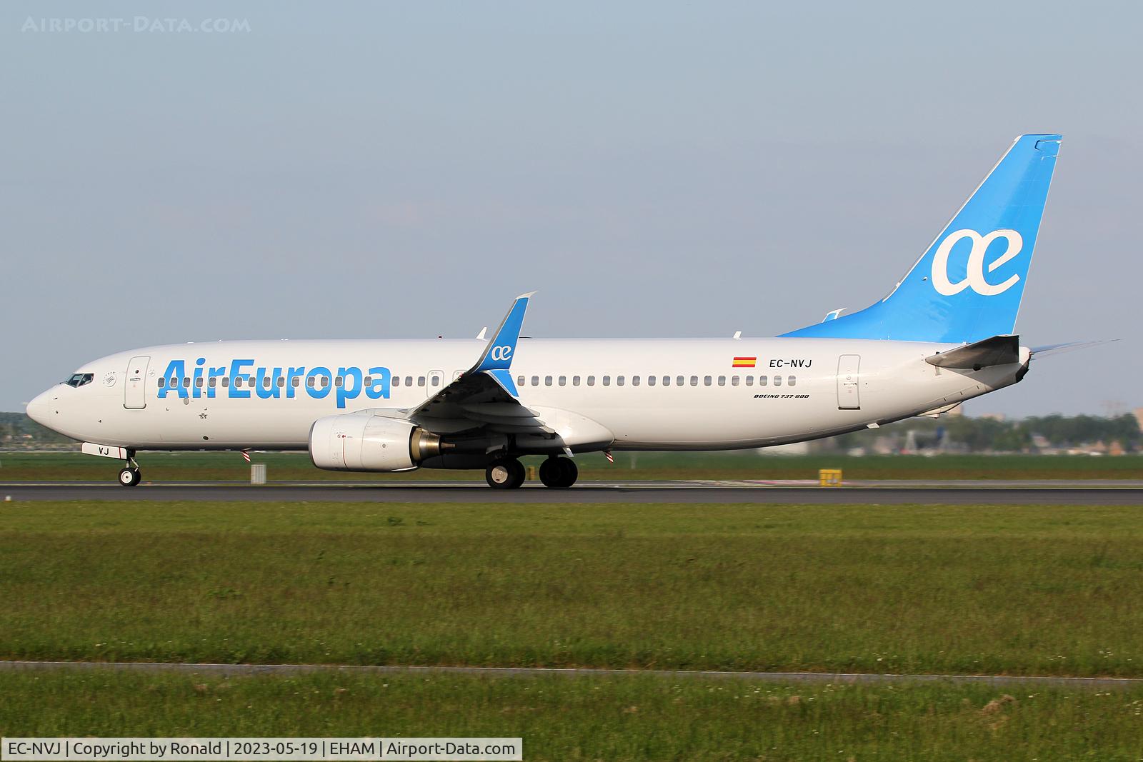EC-NVJ, 2008 Boeing 737-8K5 C/N 35138, at spl