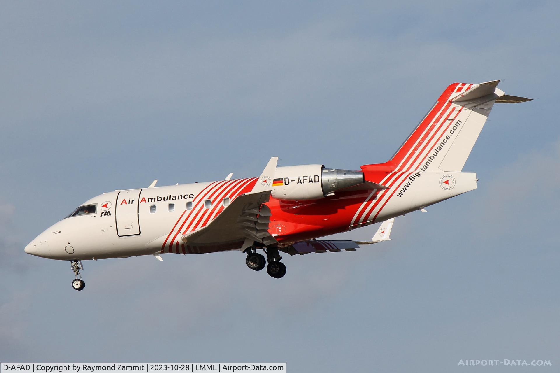 D-AFAD, 1997 Canadair Challenger 604 (CL-600-2B16) C/N 5348, Canadair Challenger 604 D-AFAD FAI Air Ambulance