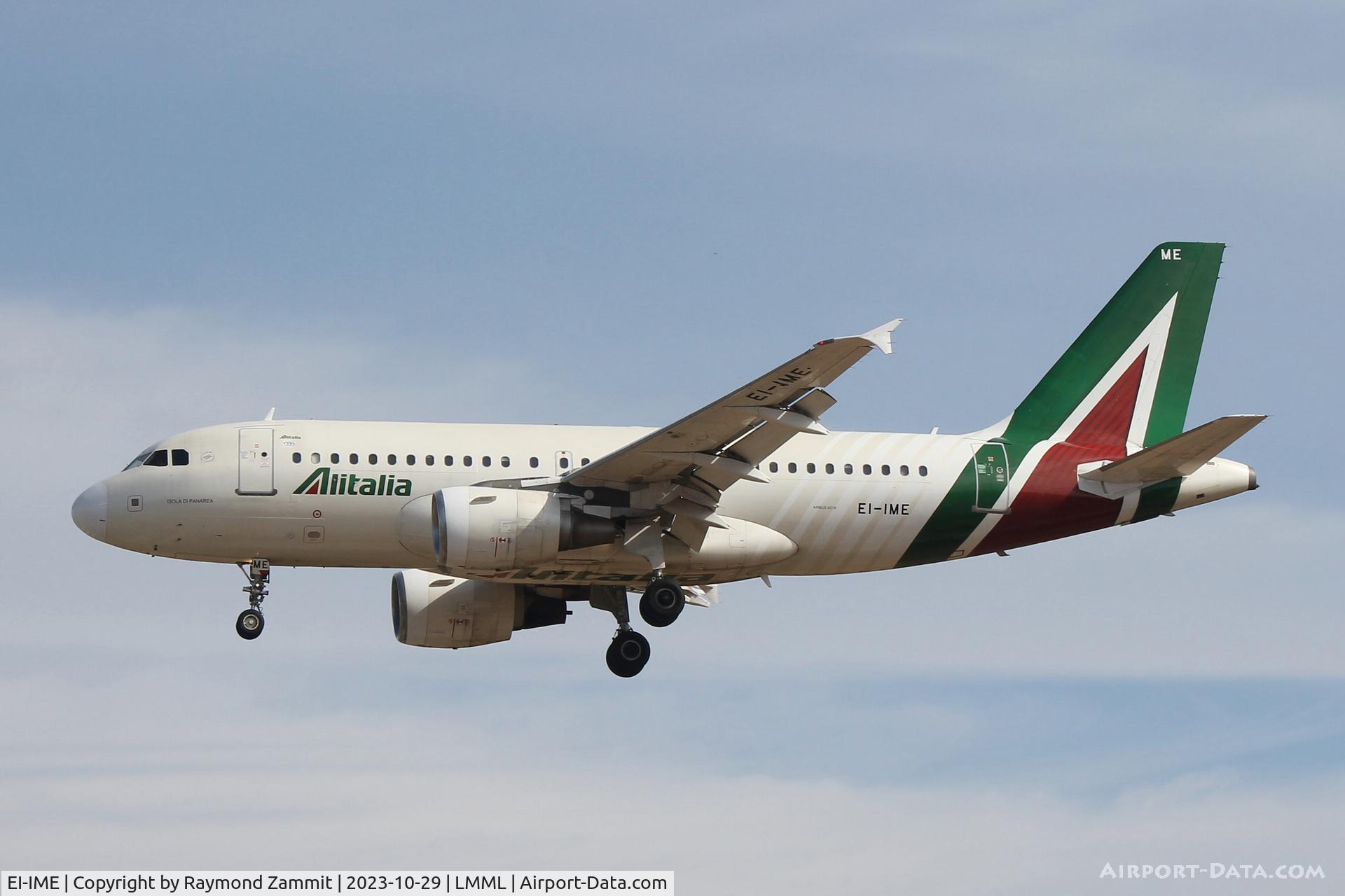 EI-IME, 2002 Airbus A319-112 C/N 1740, A319 EI-IME of ITA still in Alitalia colors