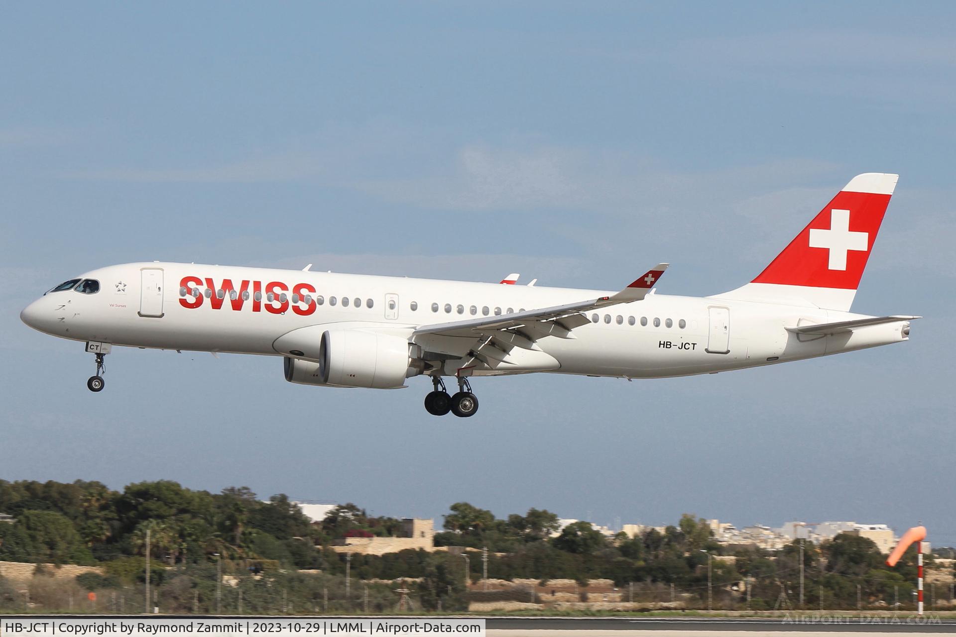 HB-JCT, 2018 Airbus A220-300 C/N 55046, A220 HB-JCT Swiss