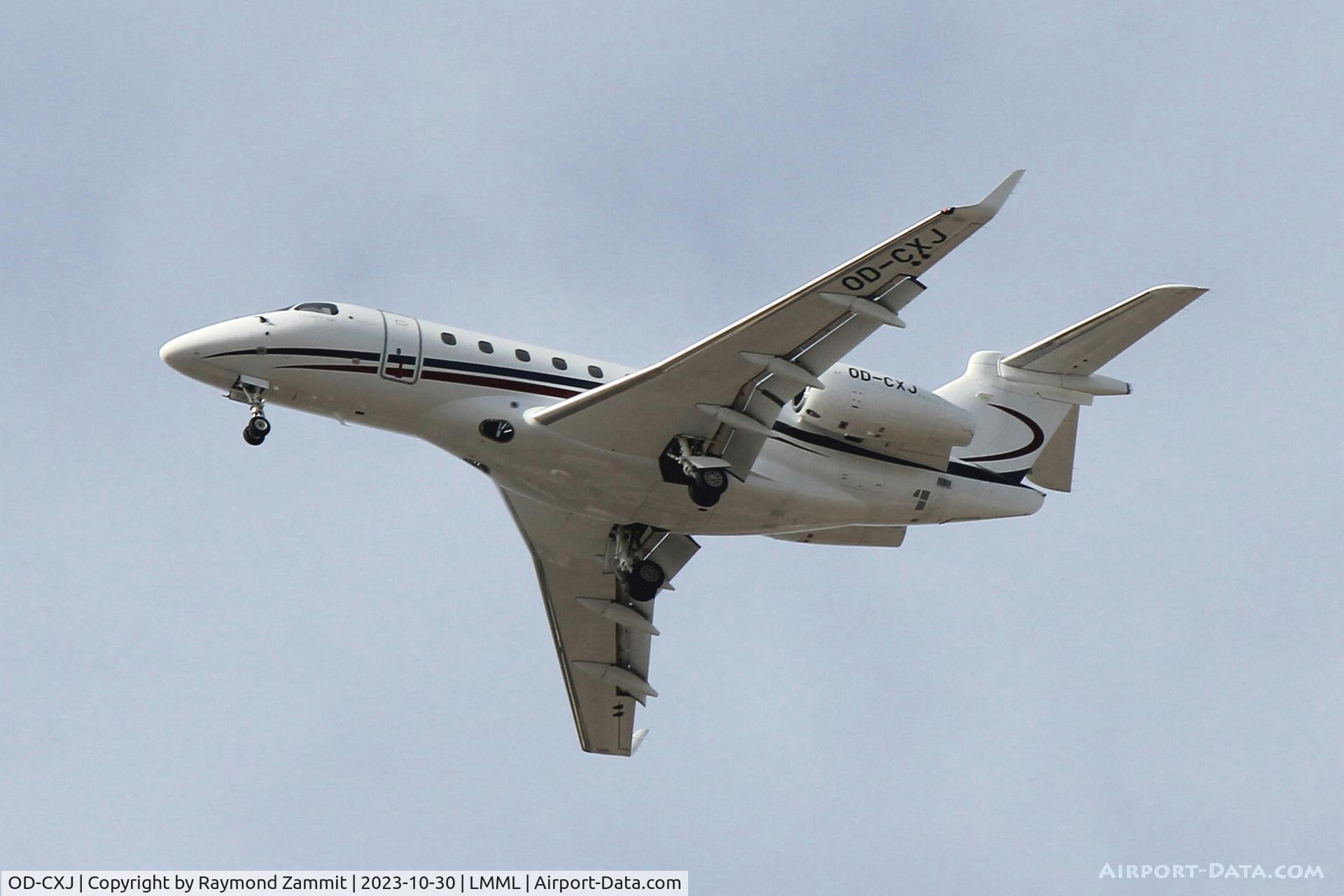OD-CXJ, 2015 Embraer EMB-550 Legacy 500 C/N 55000037, Embraer EMB-550 Legacy 500 OD-CXJ Middle East Airlines