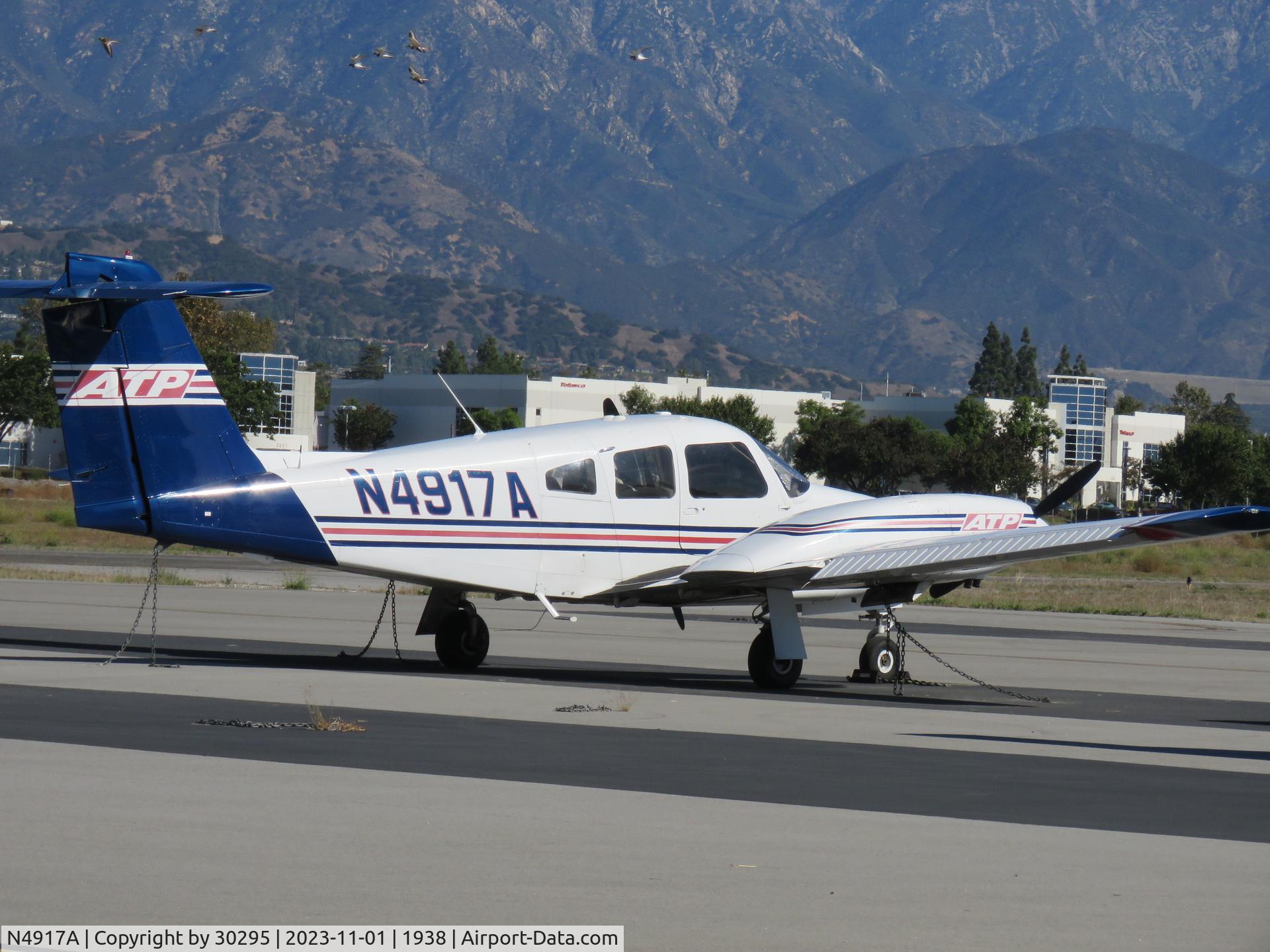 N4917A, 2008 Piper PA-44-180 Seminole C/N 4496254, Parked