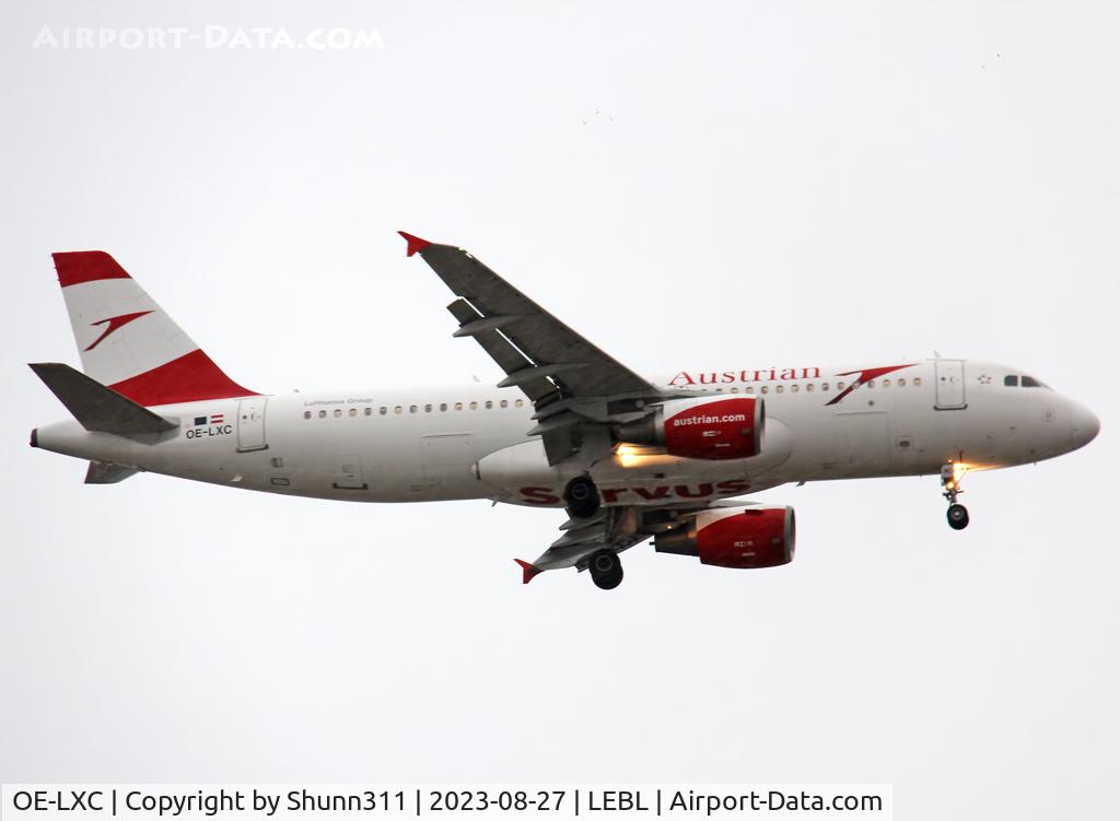 OE-LXC, 2008 Airbus A320-216 C/N 3502, Landing rwy 24R