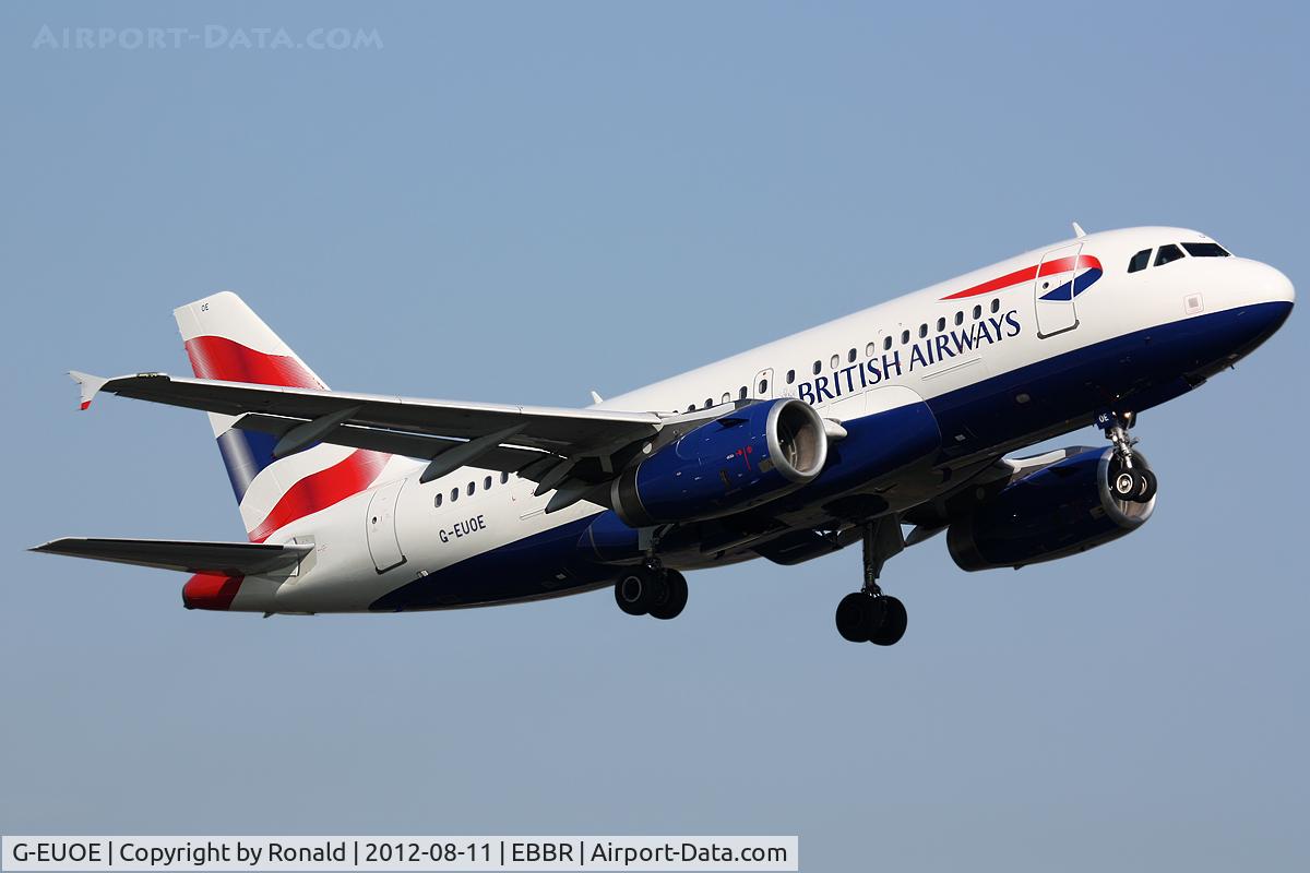 G-EUOE, 2001 Airbus A319-131 C/N 1574, at bru