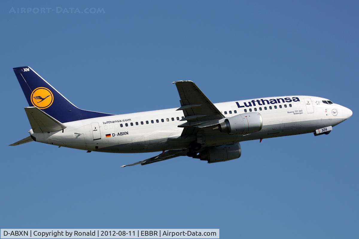 D-ABXN, 1987 Boeing 737-330 C/N 23872, at bru