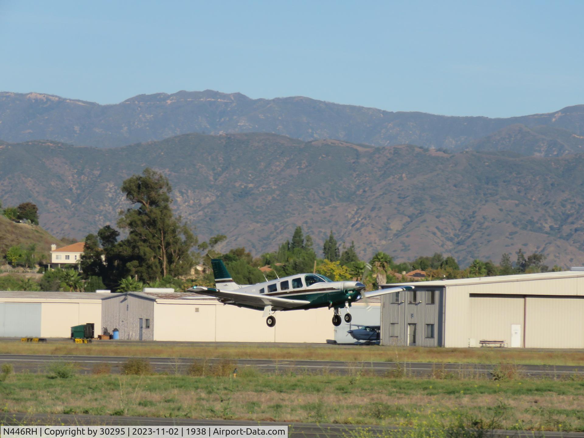 N446RH, 1980 Piper PA-32R-301T Turbo Saratoga C/N 32R-8129025, Airbourne