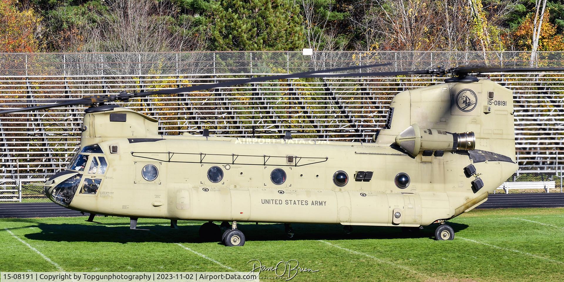 15-08191, 2016 Boeing CH-47F C/N m8191, Came out for a JR ROTC at local HS