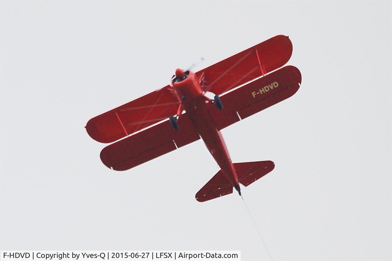 F-HDVD, 1940 Boeing A75N1 (PT-17) C/N 75-940, Boeing A75N1, On display, Luxeuil-St Sauveur Air Base 116 (LFSX)