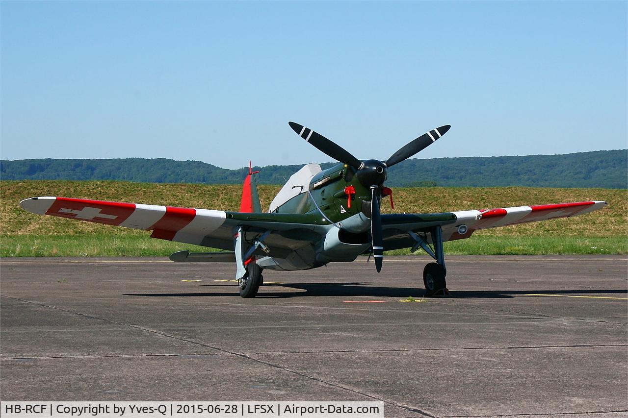 HB-RCF, 1942 Morane-Saulnier D-3801 (MS-412) C/N 194, Morane-Saulnier D-3801, Flight line, Luxeuil-Saint Sauveur Air Base 116 (LFSX)
