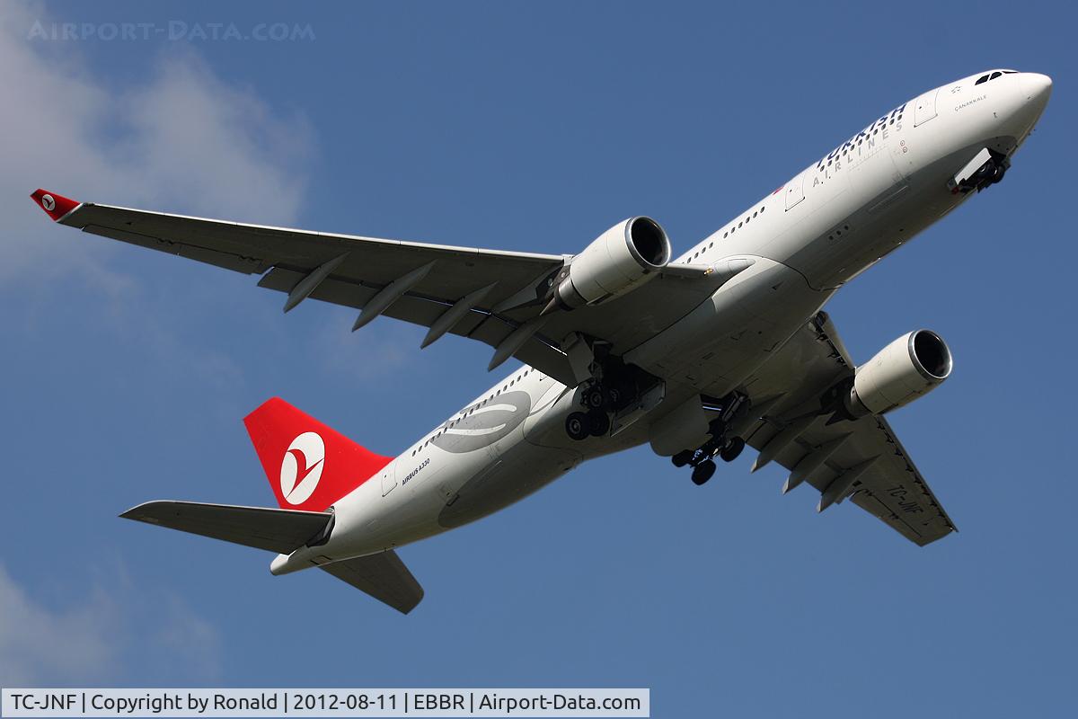 TC-JNF, 2002 Airbus A330-203 C/N 463, at bru