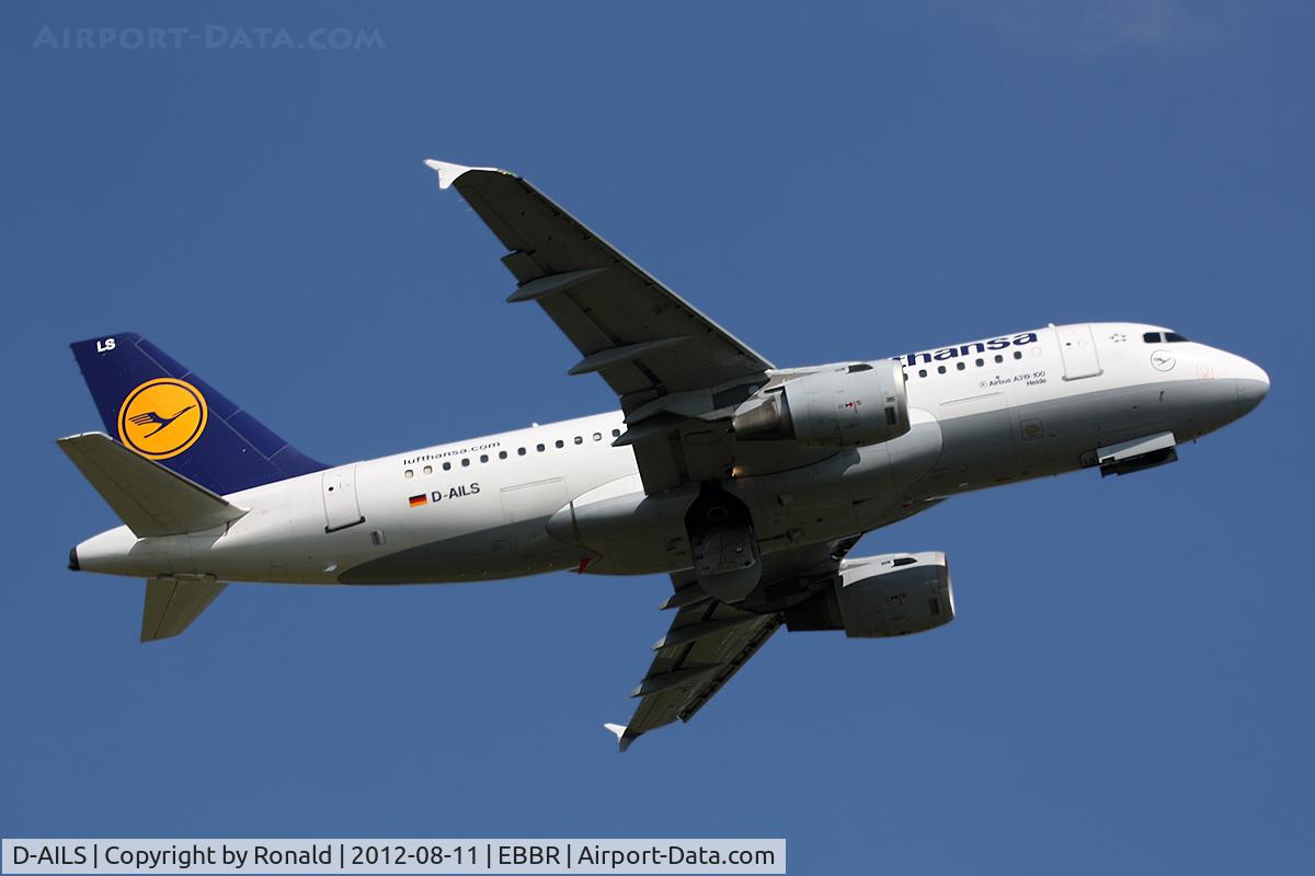 D-AILS, 1997 Airbus A319-114 C/N 729, at bru