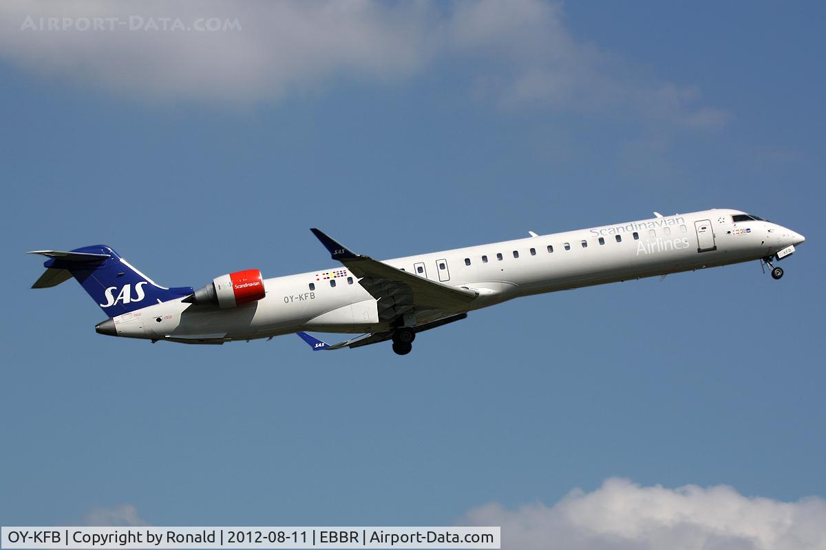 OY-KFB, 2008 Bombardier CRJ-900 (CL-600-2D24) C/N 15211, at bru