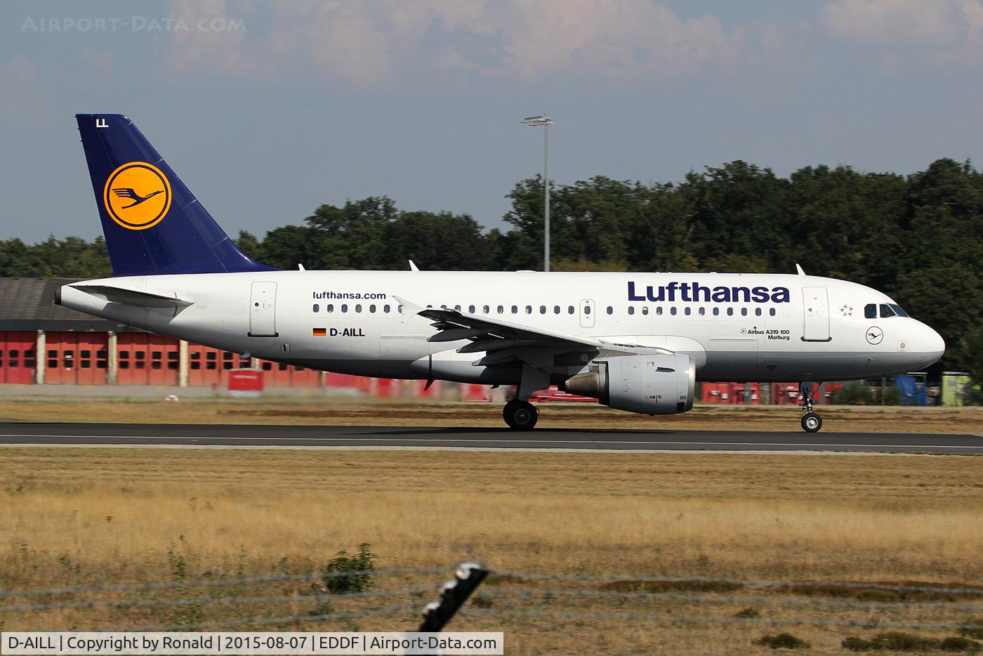 D-AILL, 1997 Airbus A319-114 C/N 689, at fra