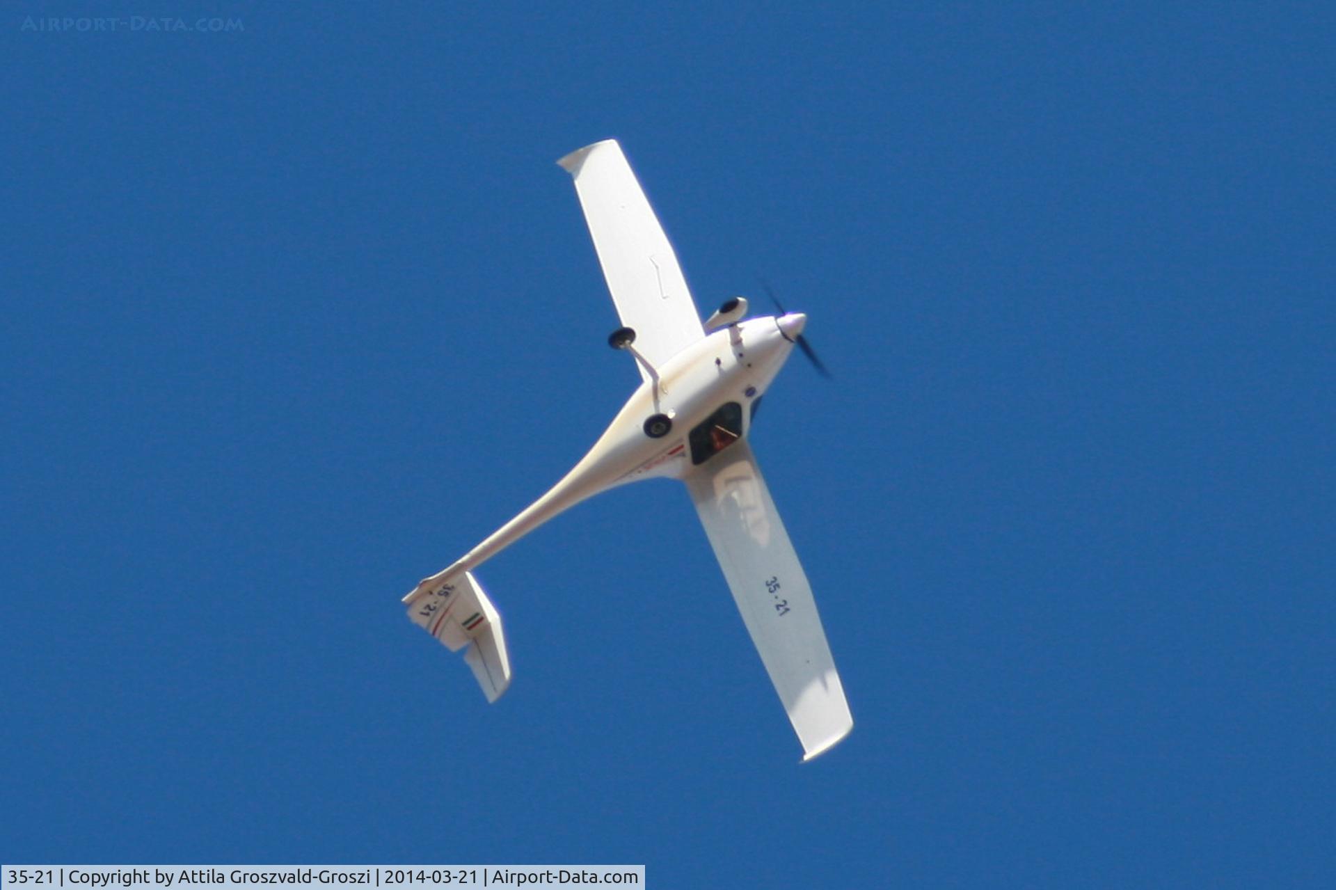 35-21, Pipistrel Virus SW C/N ., in the airspace of Veszprém city Hungary
