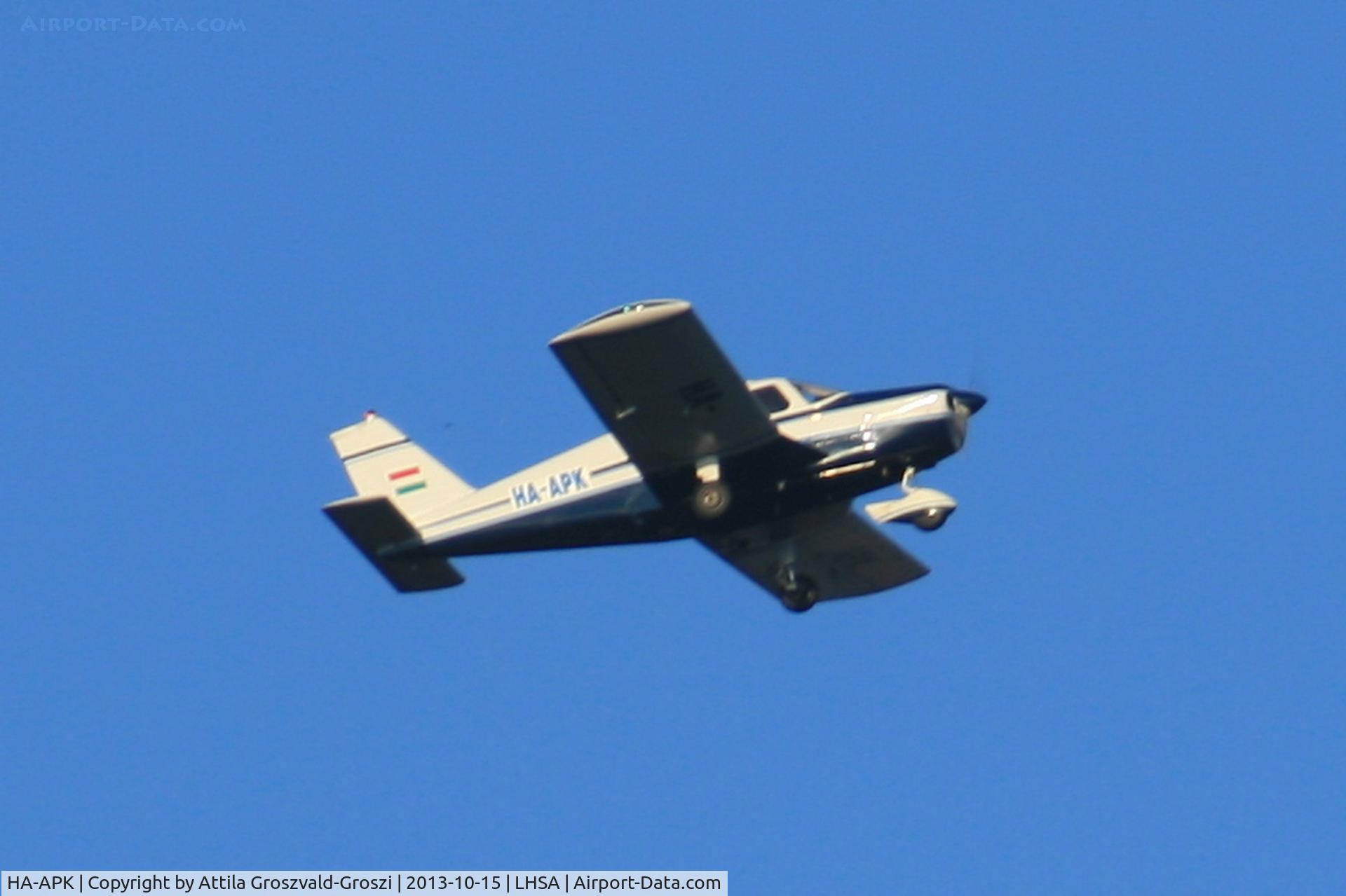 HA-APK, 1970 Piper PA-28-140 Cherokee C/N 28-26700, LHSA - in the airspace of Szentkirályszabadja Airport, Hungary