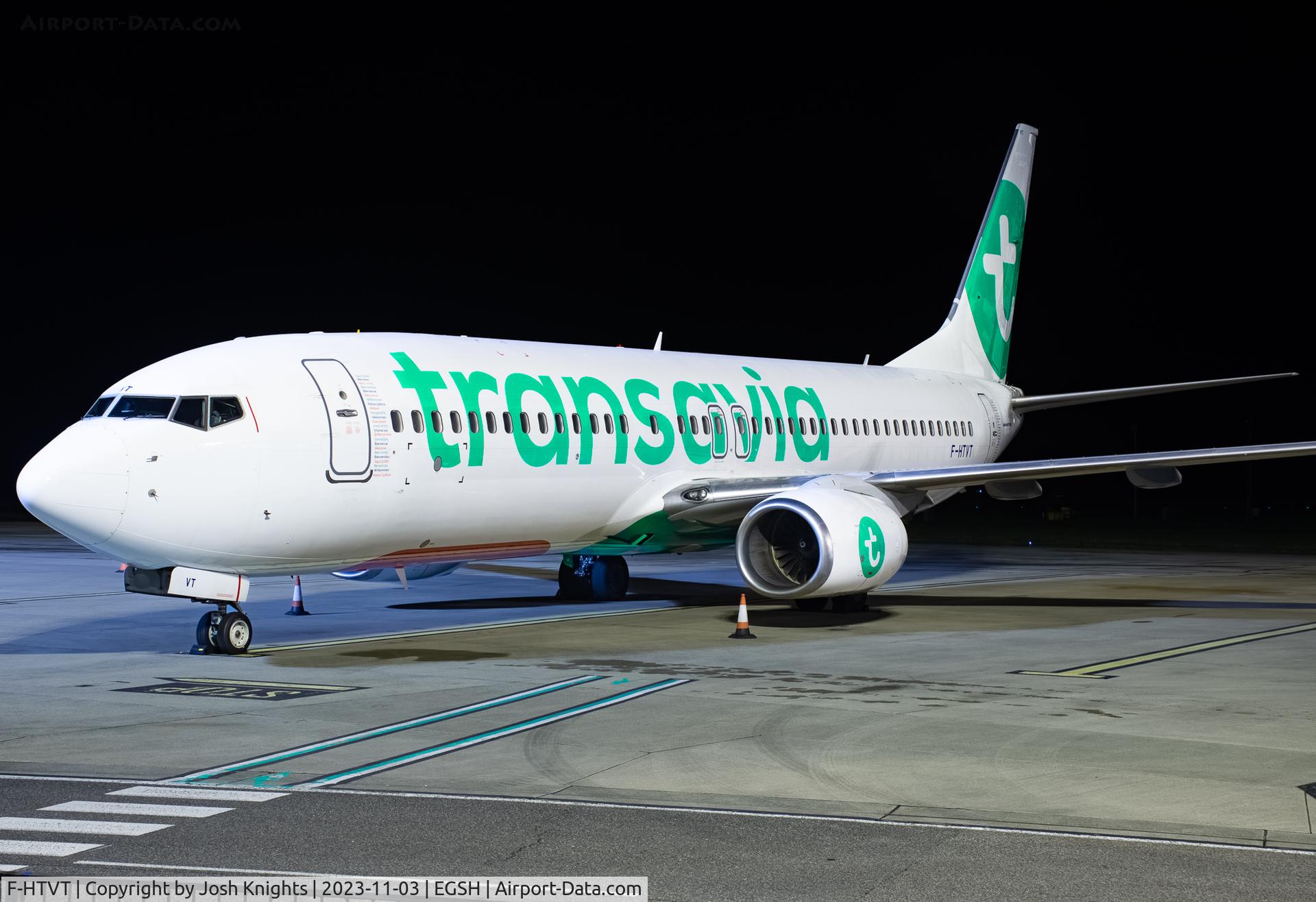 F-HTVT, 2012 Boeing 737-86J C/N 37767, On Stand After Maintenance.