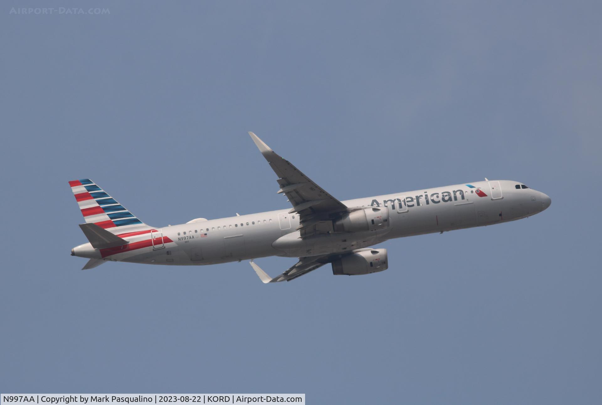 N997AA, 2017 Airbus A321-231 C/N 7349, Airbus A321-231
