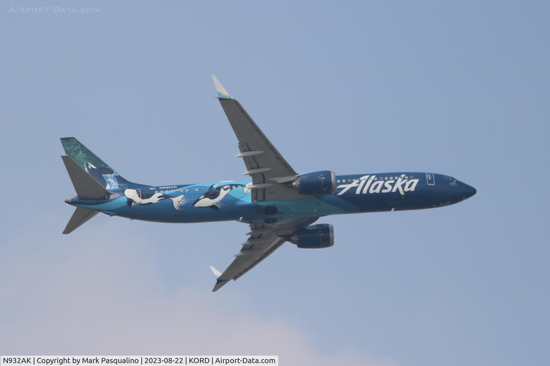 N932AK, 2021 Boeing 737-9 MAX C/N 44089, Boeing 737-9 MAX