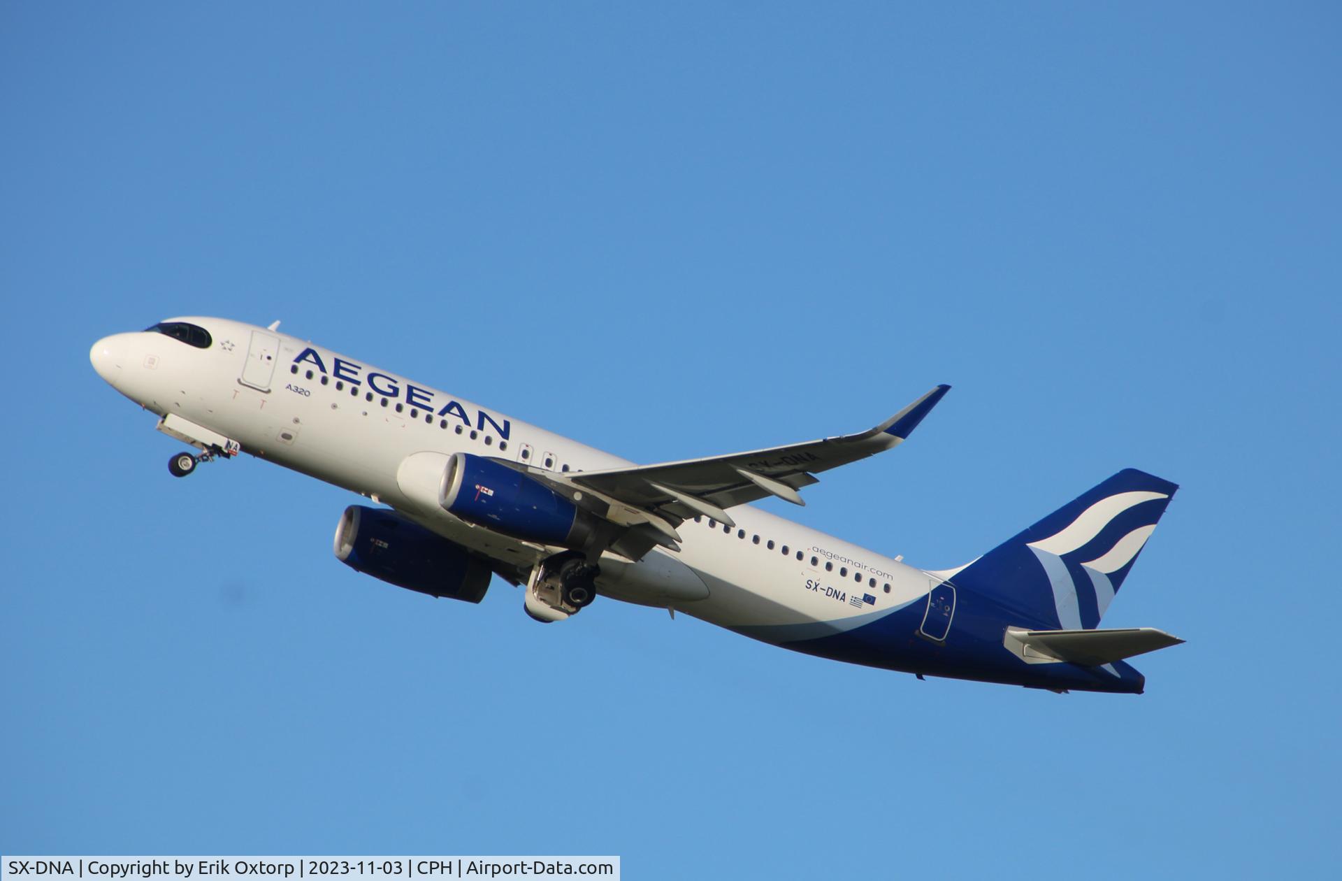 SX-DNA, 2015 Airbus A320-232 C/N 6655, SX-DNA taking off rw 22R