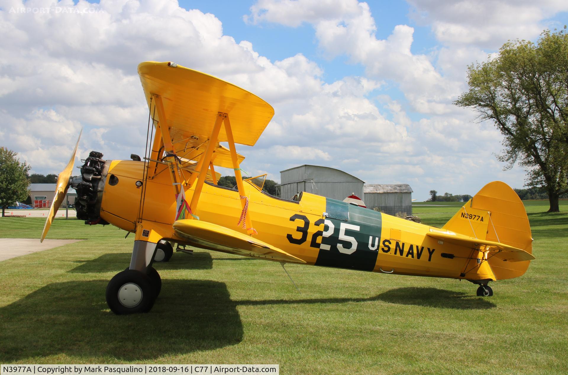 N3977A, 1983 Boeing 75 C/N AR-27, Stearman