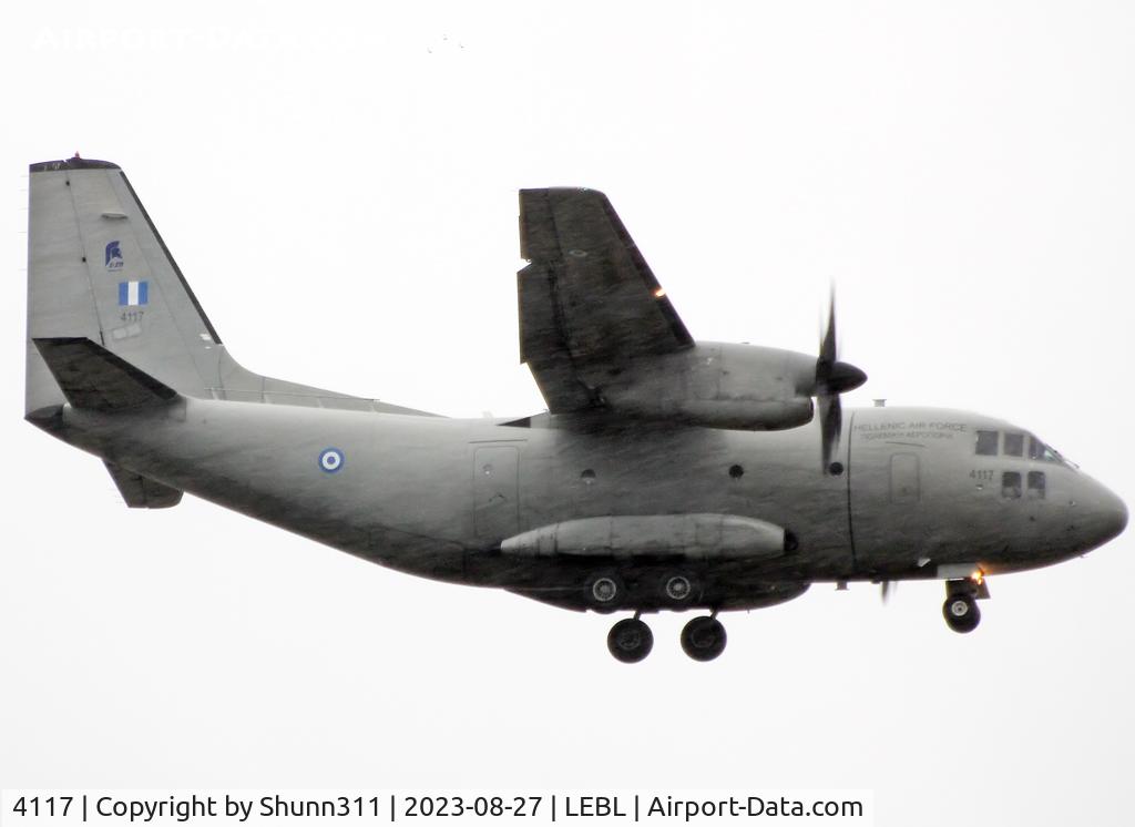 4117, Alenia C-27J Spartan C/N 4117/HA001, Landing rwy 06L