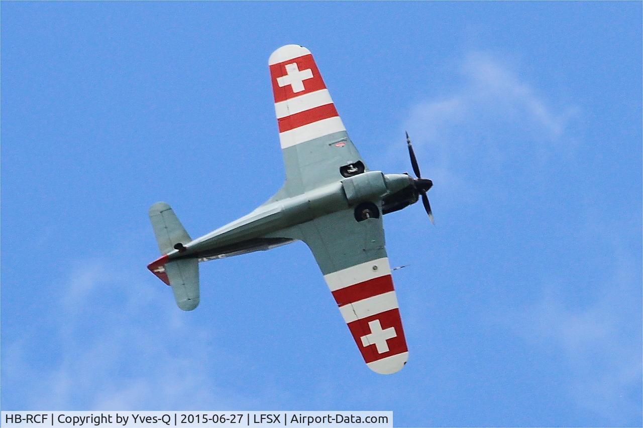 HB-RCF, 1942 Morane-Saulnier D-3801 (MS-412) C/N 194, Morane-Saulnier D-3801, On display, Luxeuil-Saint Sauveur Air Base 116 (LFSX)