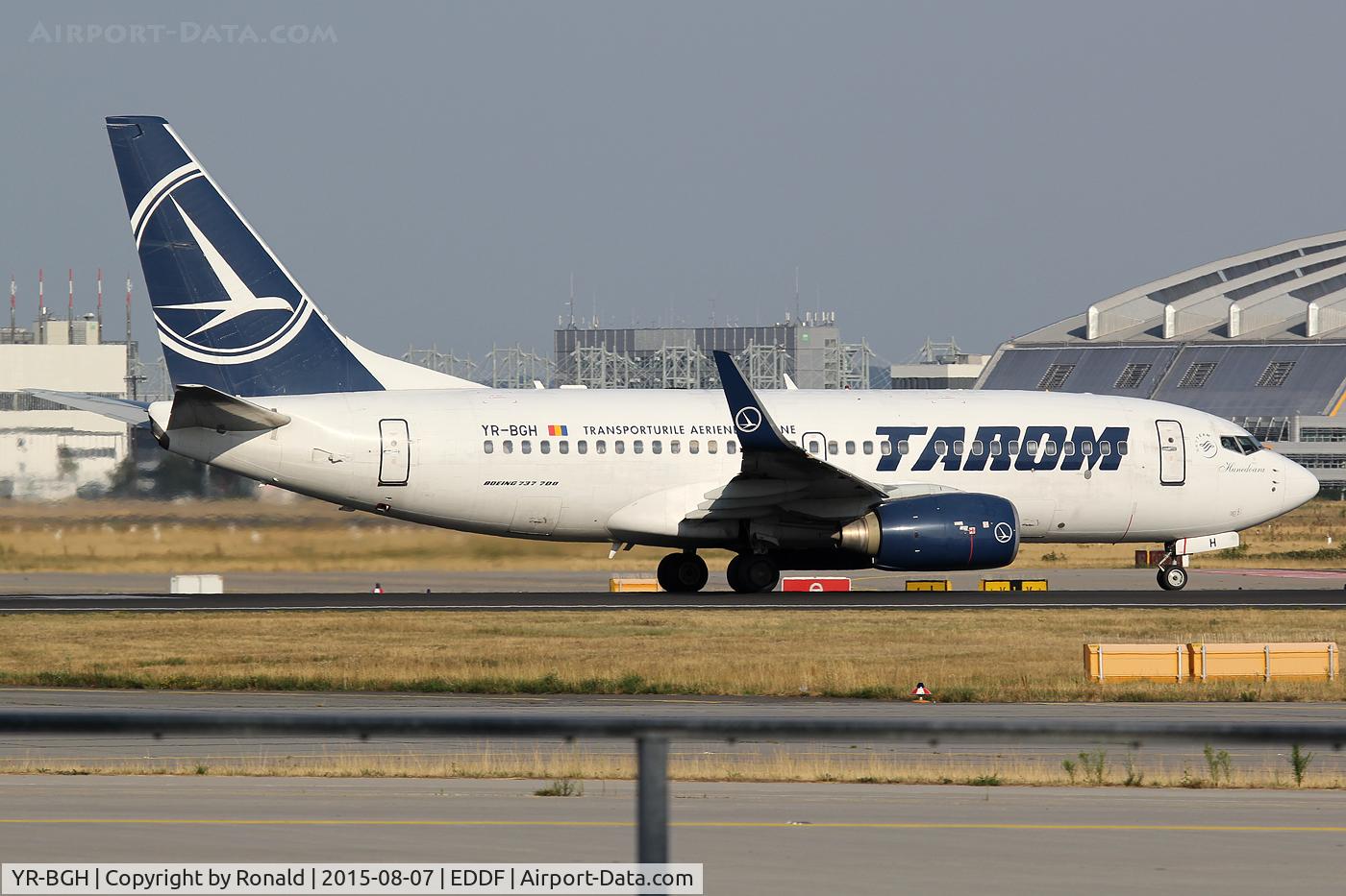 YR-BGH, 2003 Boeing 737-78J C/N 28438, at fra