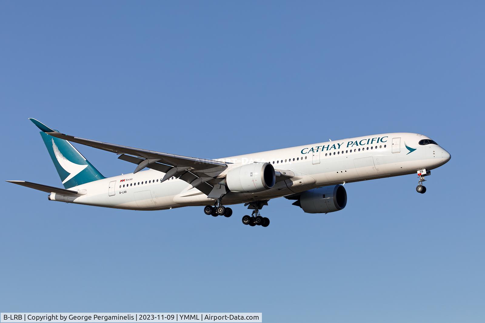 B-LRB, 2016 Airbus A350-941 C/N 032, Short final 34.