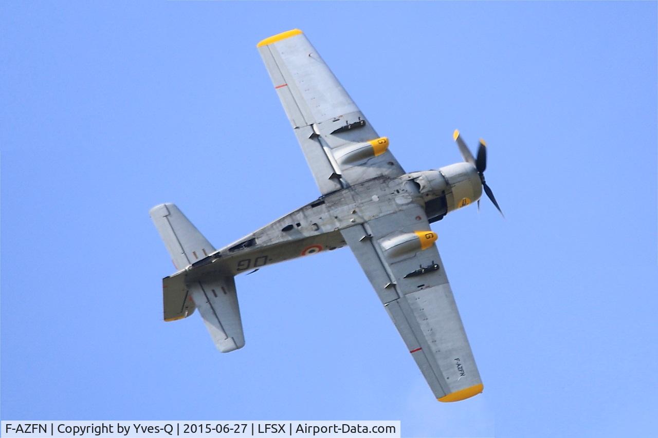 F-AZFN, Douglas AD-4N Skyraider C/N 7609, Douglas AD-4N Skyraider, On display, Luxeuil-St Sauveur Air Base 116 (LFSX)