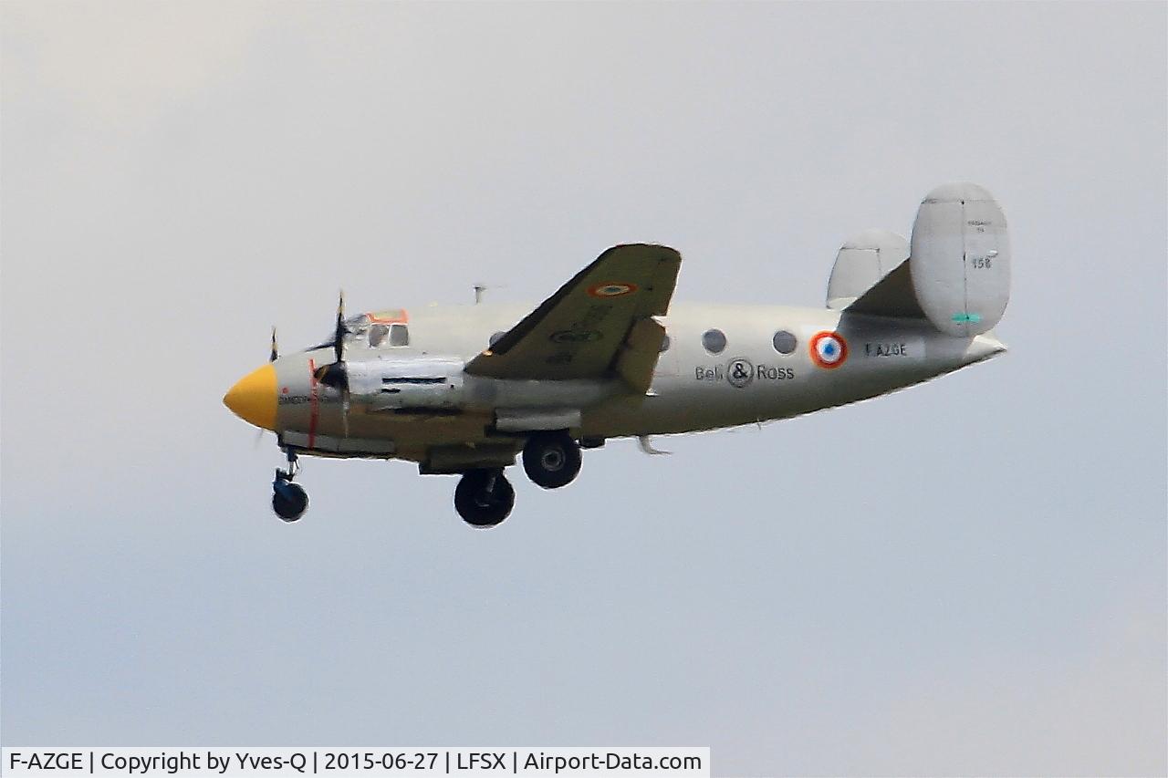 F-AZGE, 1951 Dassault MD-312 Flamant C/N 158, Dassault MD-312 Flamant, On final rwy 29, Luxeuil-St Sauveur Air Base 116(LFSX)