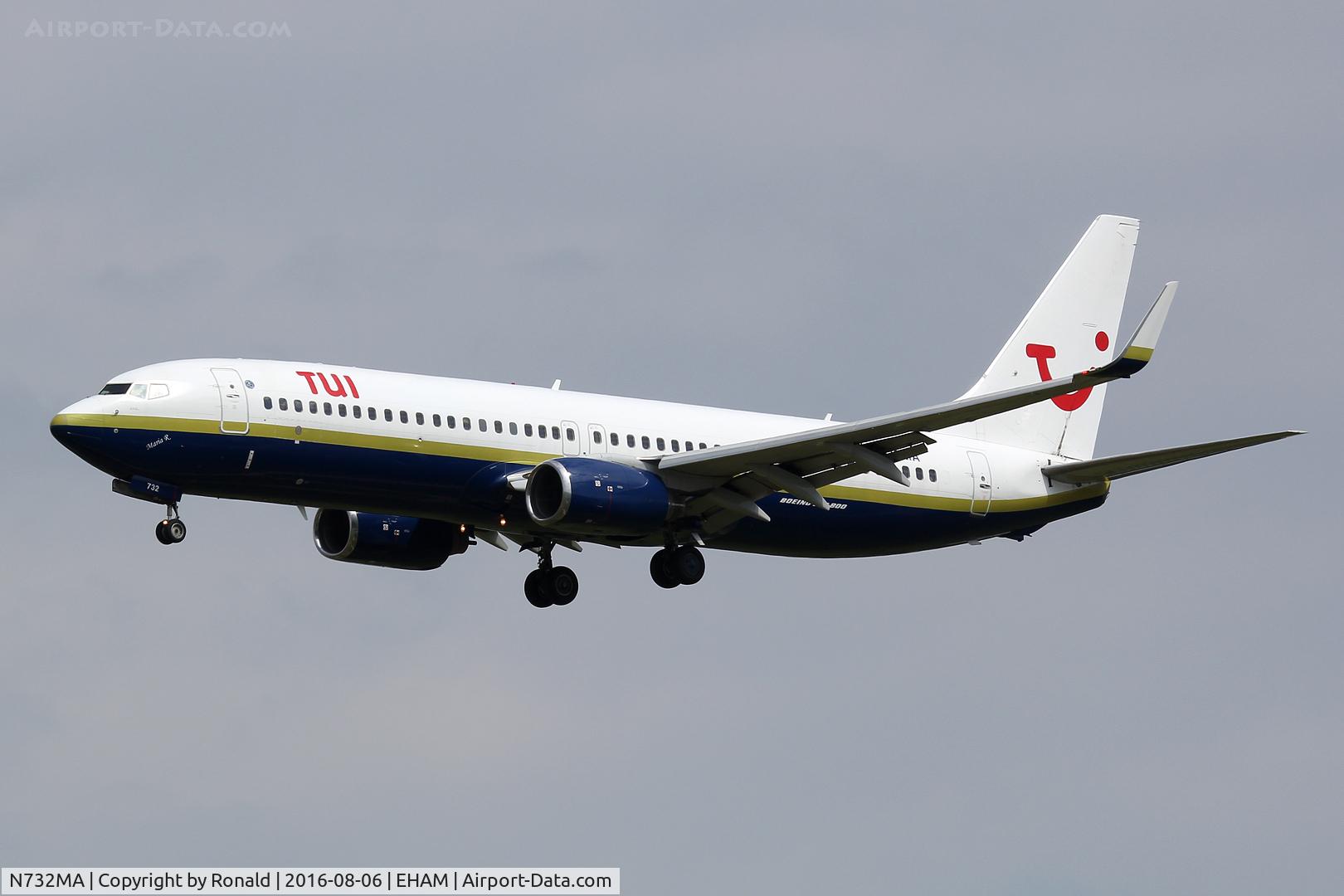 N732MA, 2001 Boeing 737-81Q C/N 30618, at spl