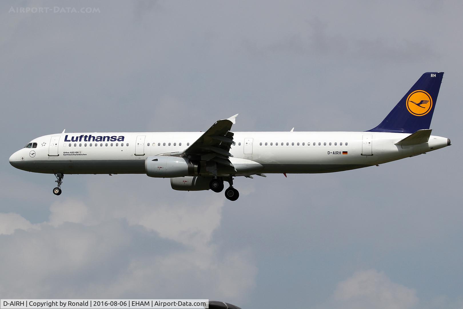 D-AIRH, 1993 Airbus A321-131 C/N 0412, at spl