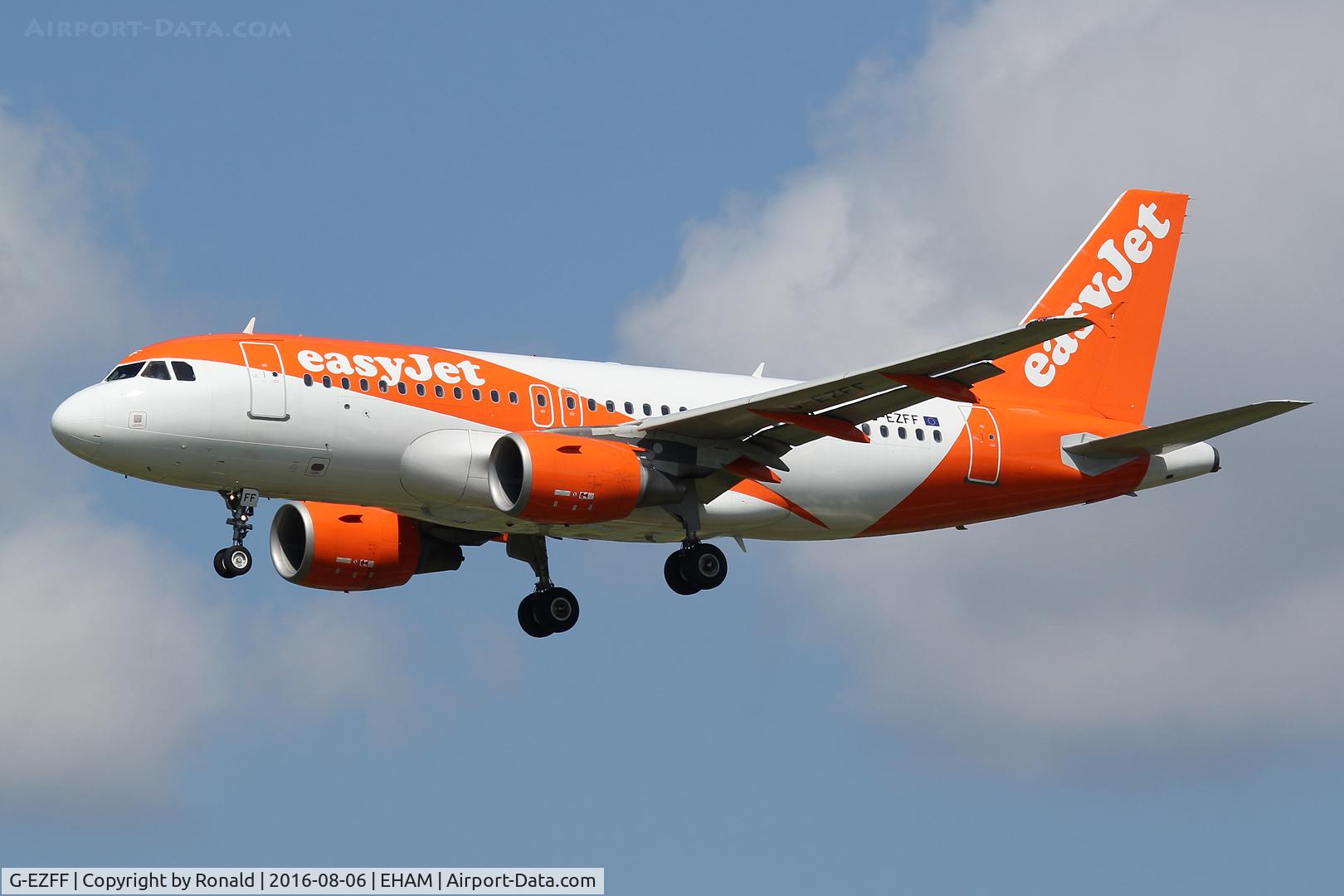 G-EZFF, 2009 Airbus A319-111 C/N 3844, at spl
