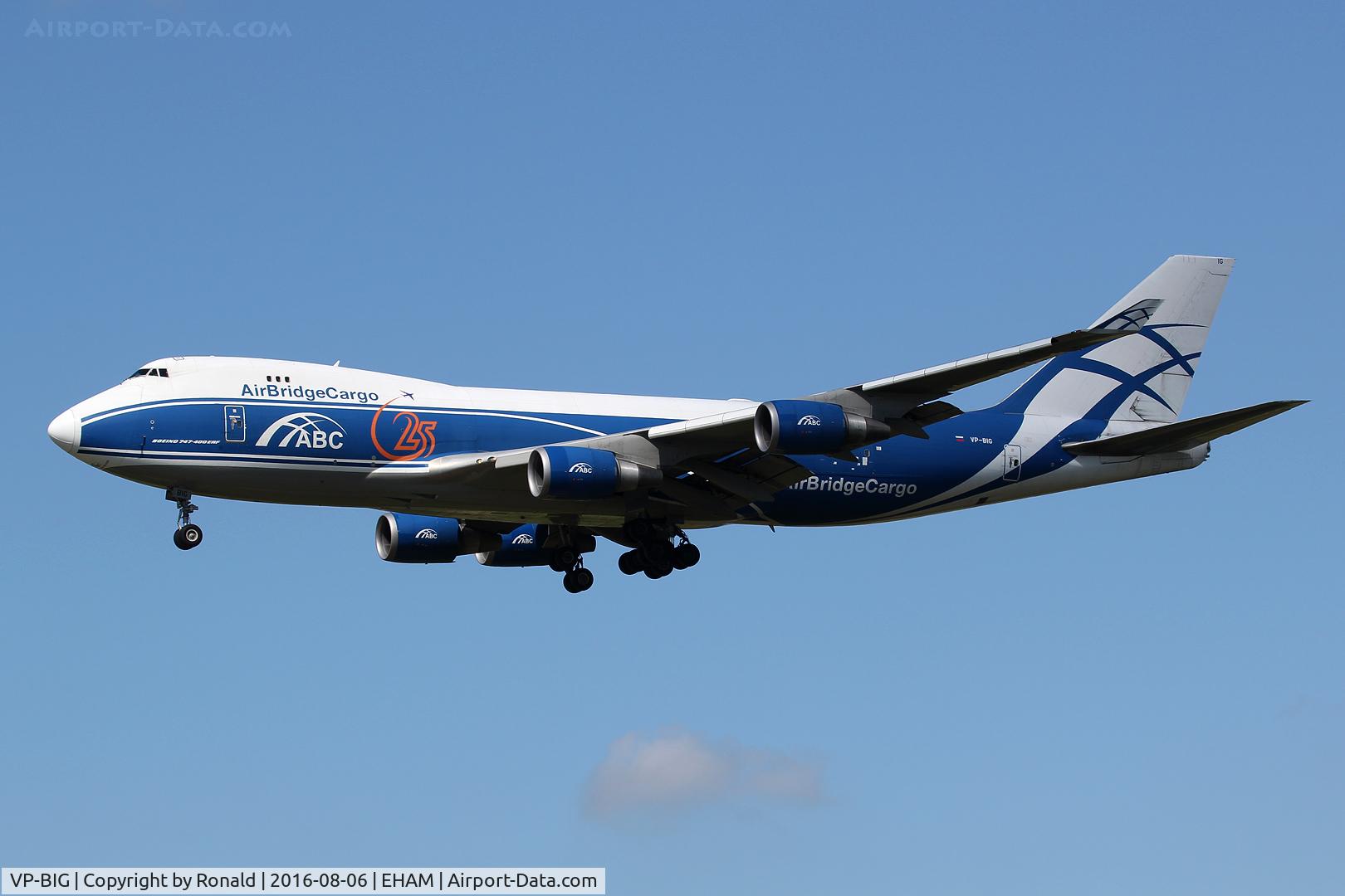 VP-BIG, 2007 Boeing 747-46N/FER/SCD C/N 35420, at spl