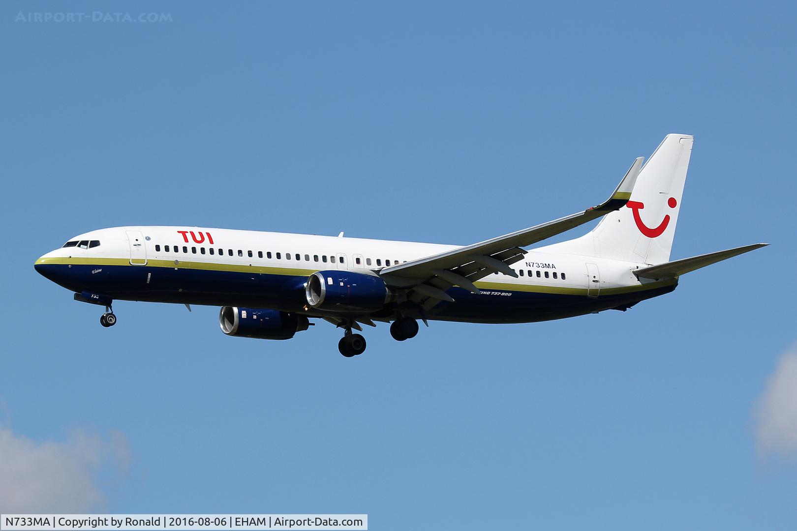 N733MA, 2001 Boeing 737-81Q C/N 30619, at spl