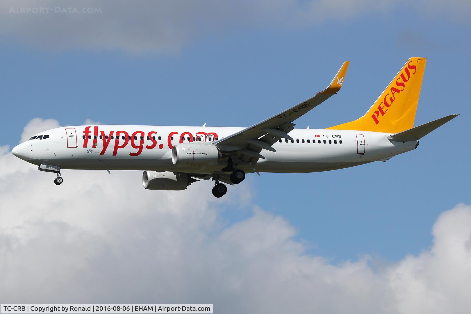 TC-CRB, 2016 Boeing 737-8AL C/N 62687, at spl
