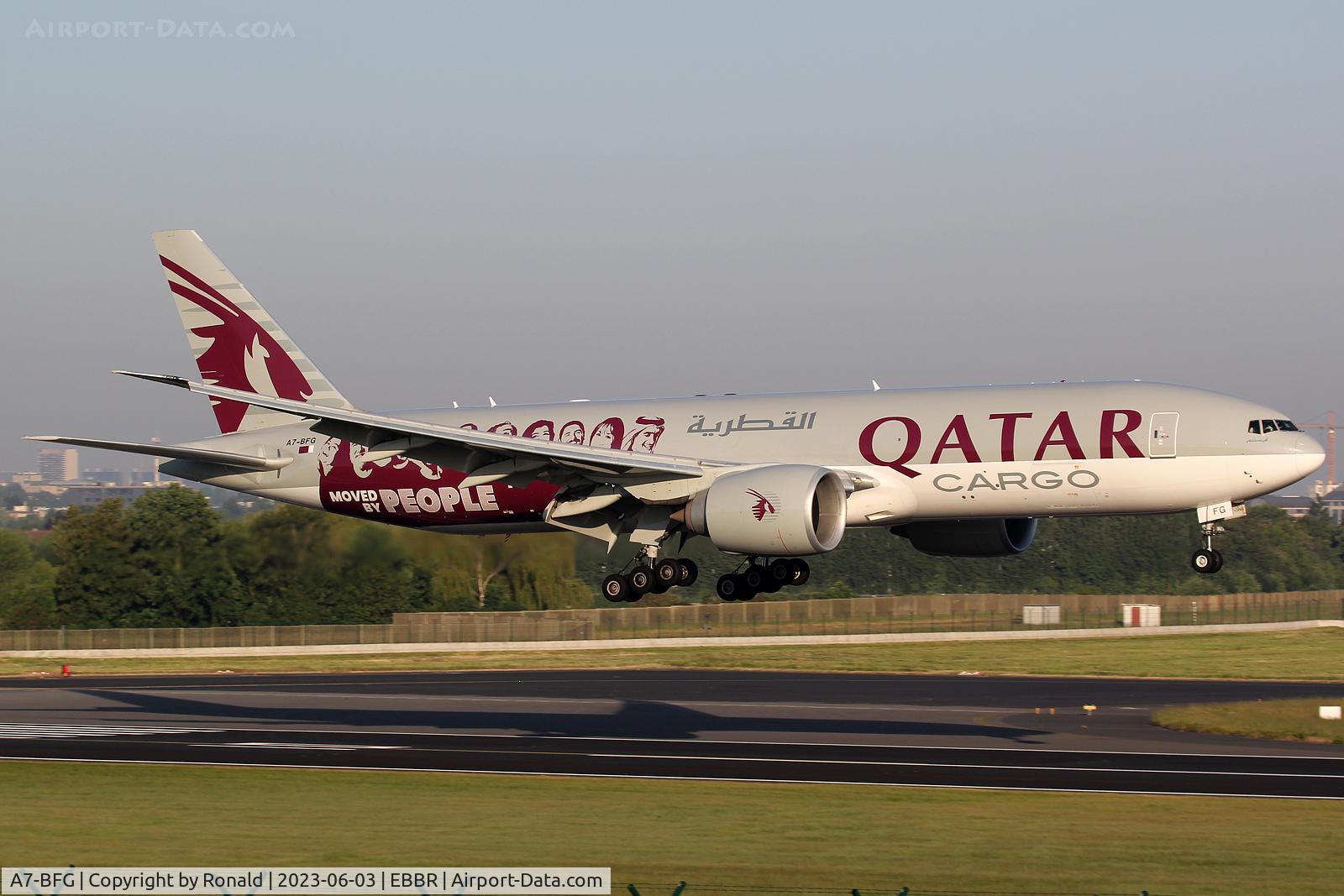 A7-BFG, 2014 Boeing 777-FDZ C/N 42299, at bru