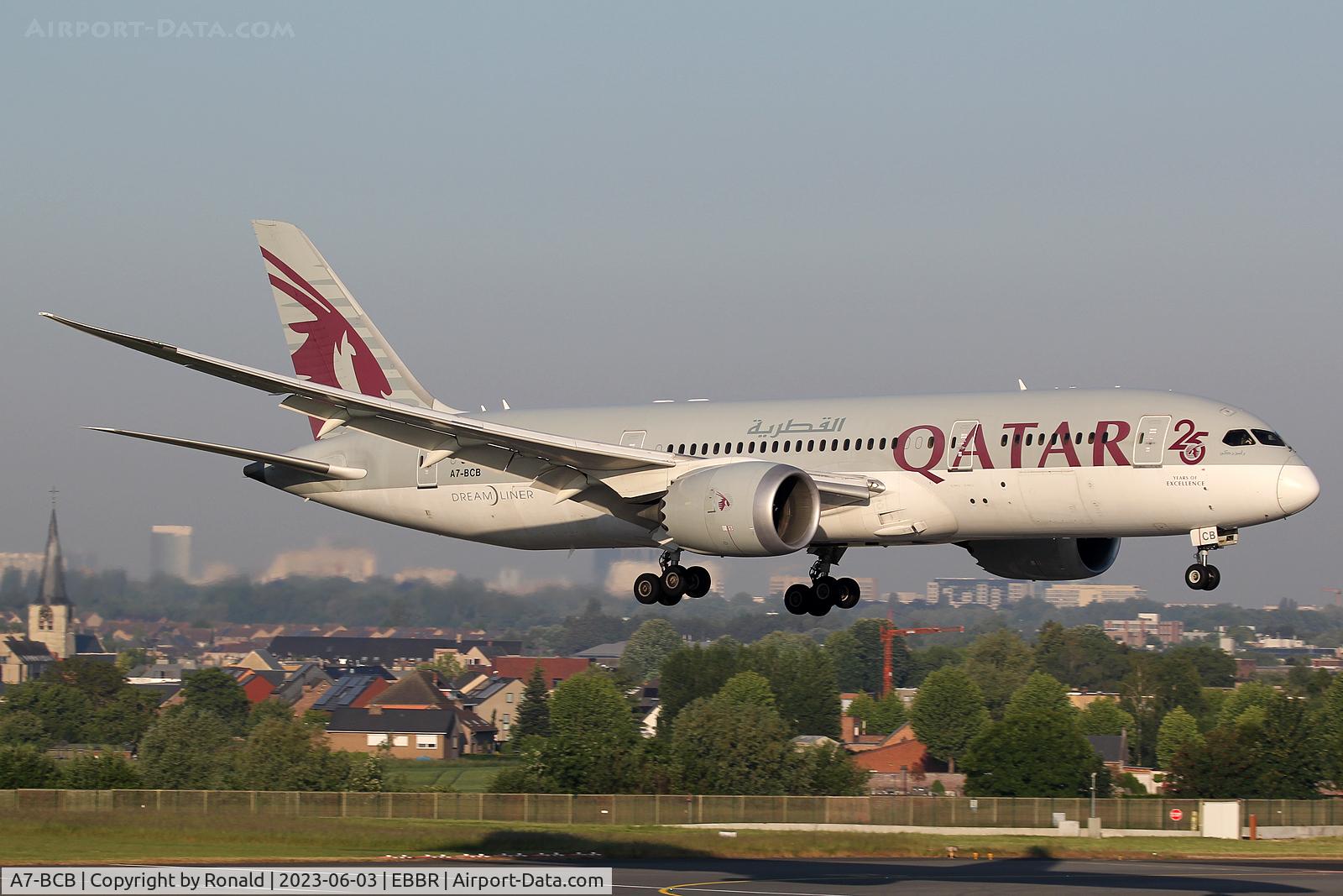A7-BCB, 2012 Boeing 787-8 Dreamliner Dreamliner C/N 38320, at bru
