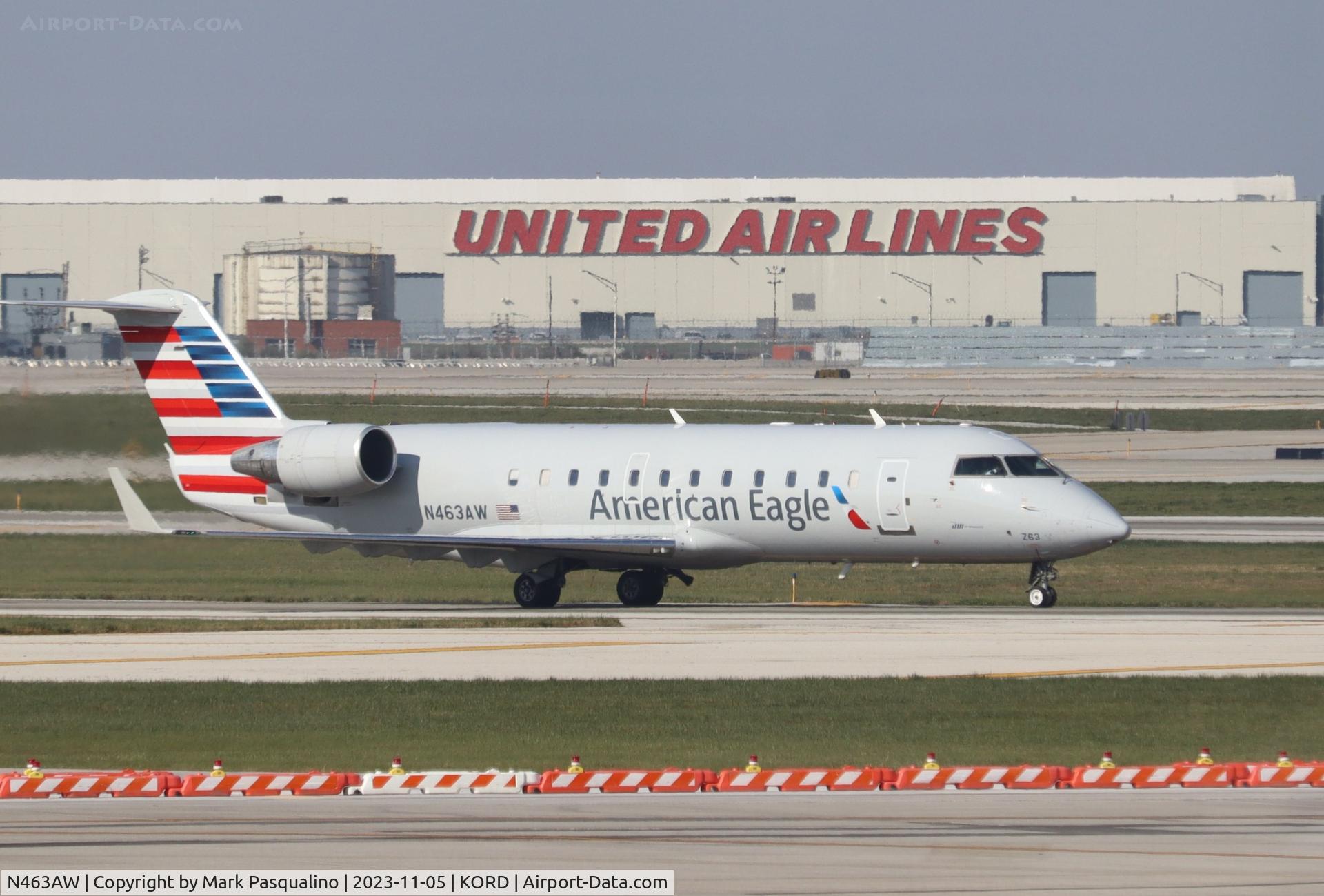 N463AW, 2003 Bombardier CRJ-200LR (CL-600-2B19) C/N 7878, CL-600-2B19