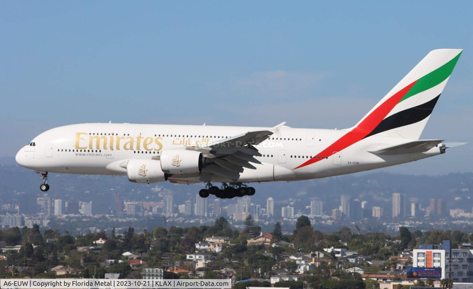A6-EUW, 2017 Airbus A380-842 C/N 240, UAE A380 zx DXB-LAX